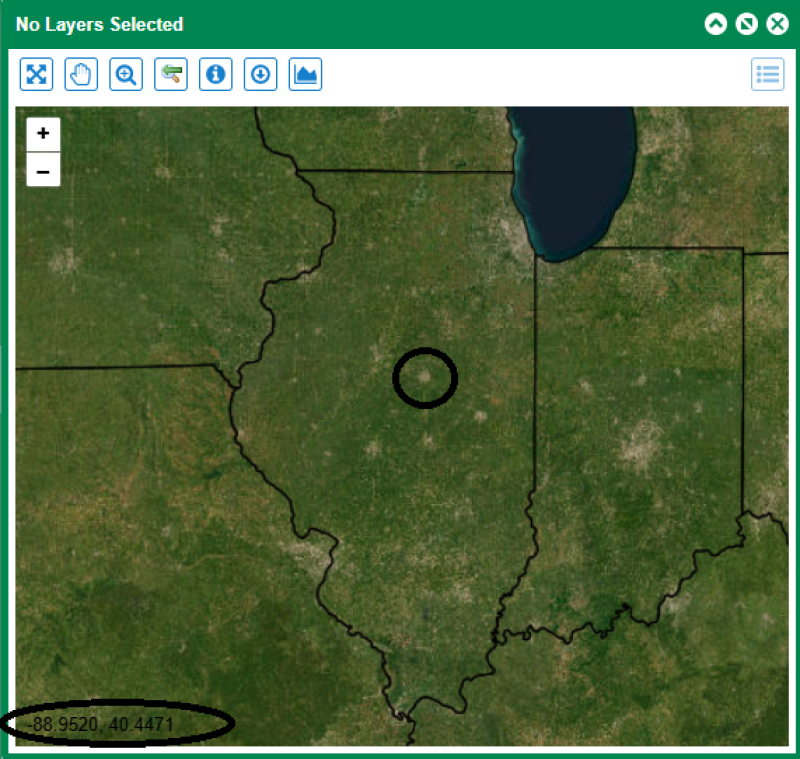 Figure 5 – Coordinate localization
