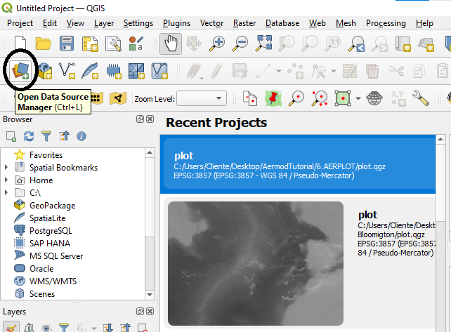 Figure 7 – Open Data Source Manager