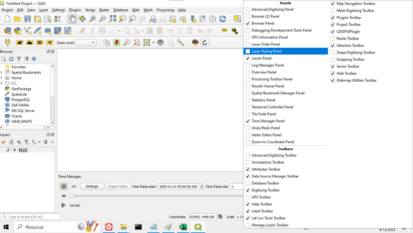 Figure 9 – Open styling panel